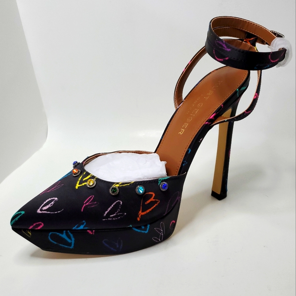 Kurt Geiger London Women's Size 10 US Octavia Embellished Platform Heels.